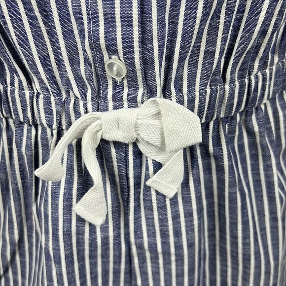 Cooper key little girls jumper white and blue striped size M - Picture 5 of 8